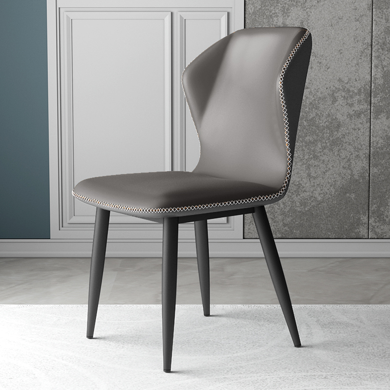 [Overseas Original]Dark Gray Stitching Style