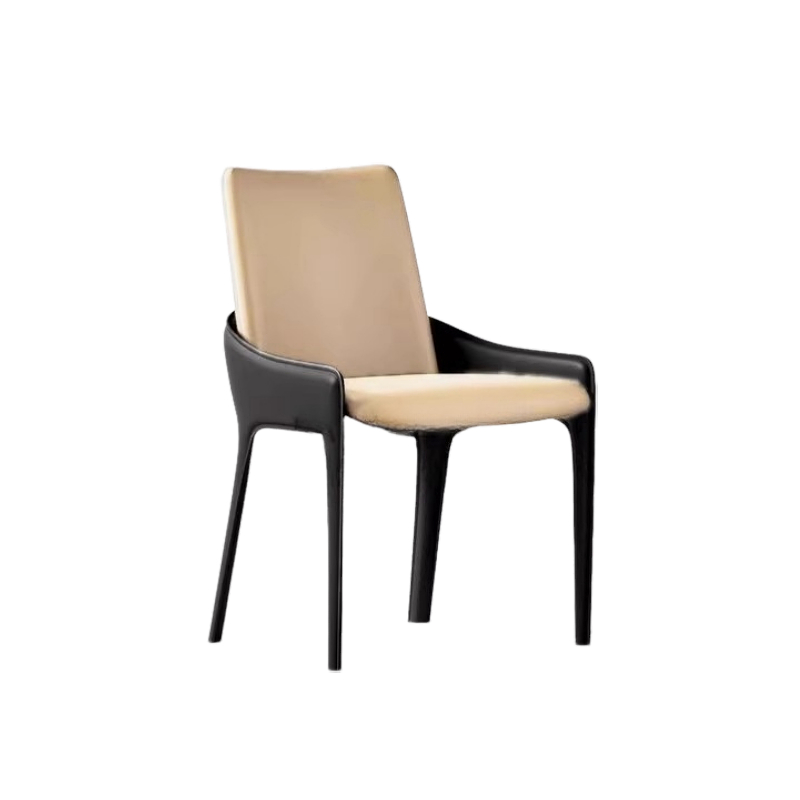 [Overseas Original]Black + Light Brown - Imported Ecological Genuine Leather + Saddle Leather