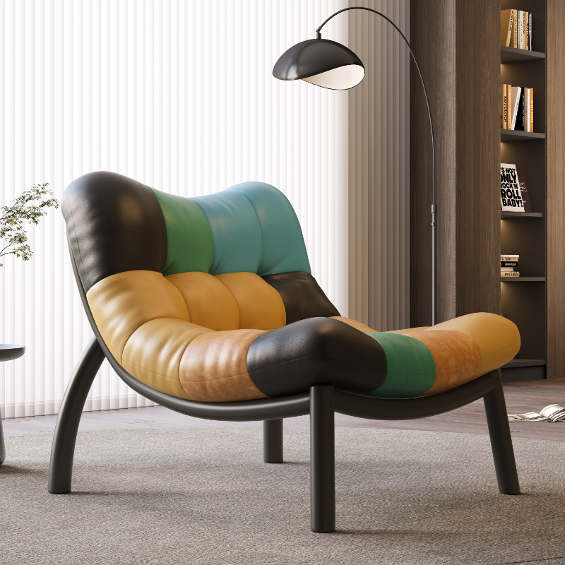 Colored Leather + Painted Frame