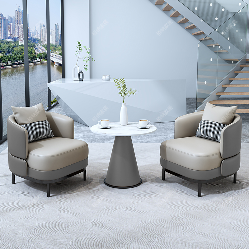 One Table and Two Chairs [Grey + White Slate] Five-Year Warranty