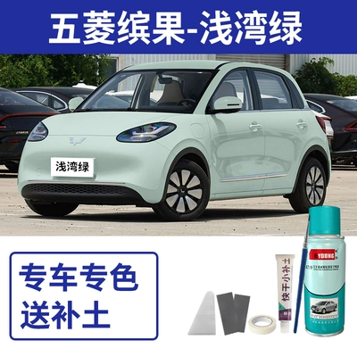 white paint for Bingo car scratches, Avtomobil boya qələmləri - bingo-light-bay-green-includes-soil-and-tools