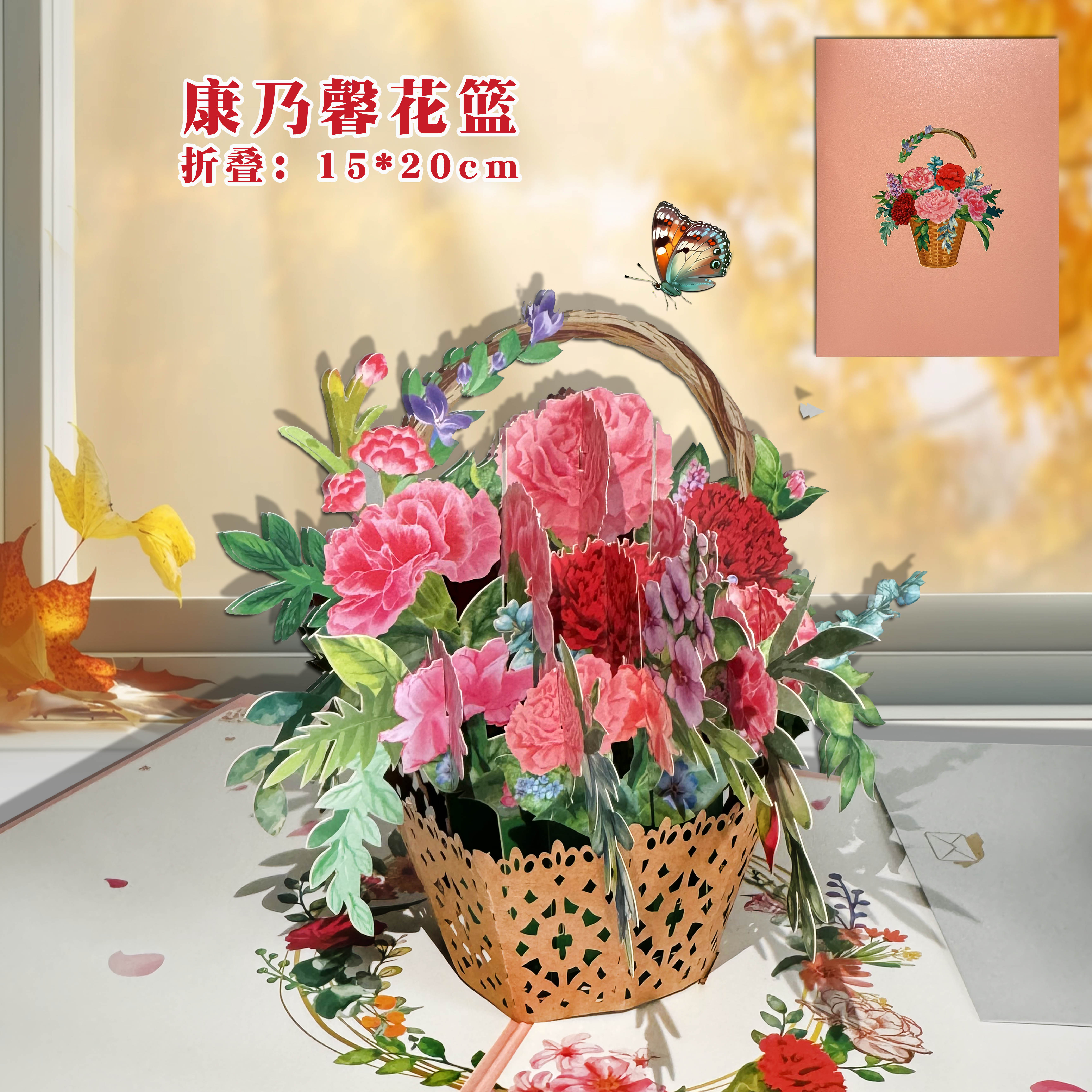 카네이션 꽃바구니★새로운