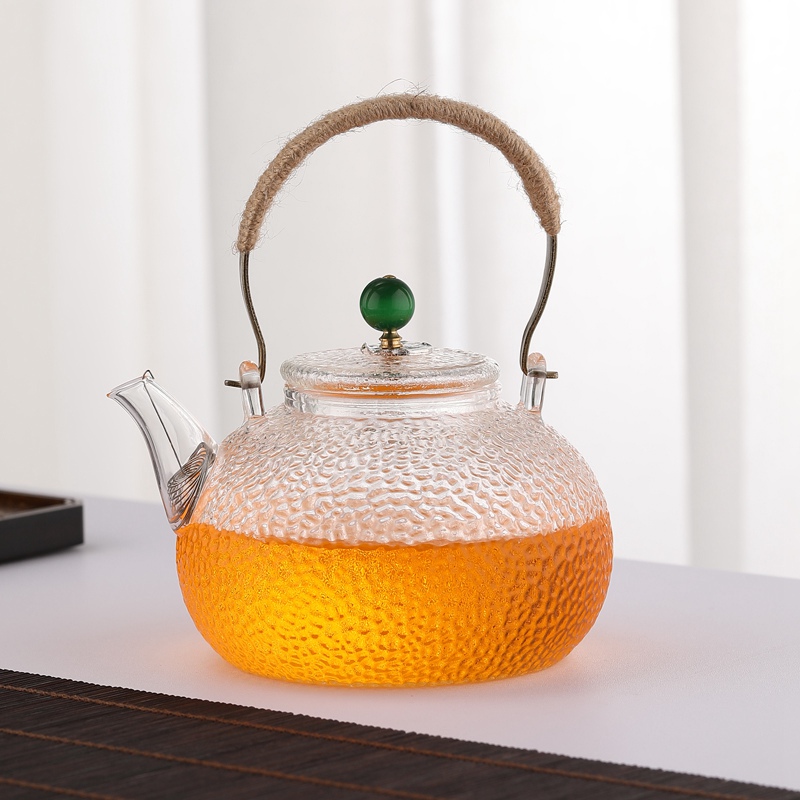 Copper Handle Green Bead Pot (900ml) Single Pot