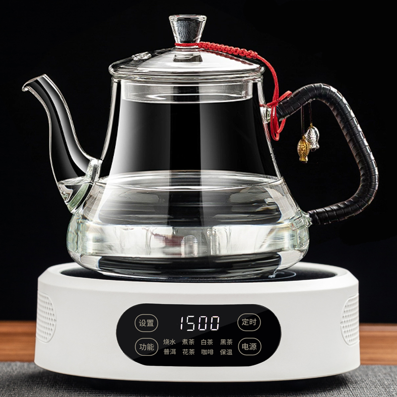 tie rope A kettle 1.1L (special for boiling water) + white electric ceramic stove 