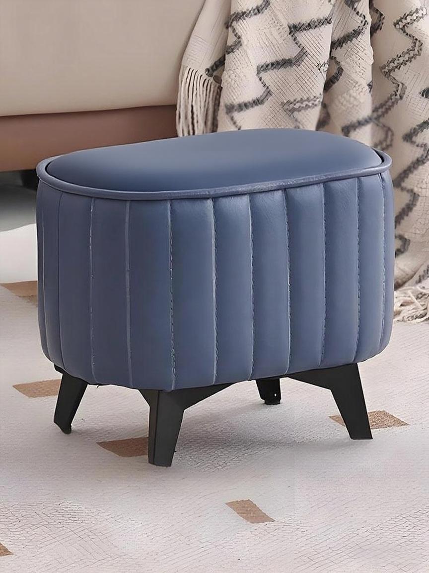 Oval Stool Blue
