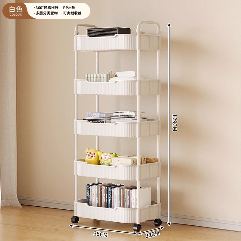 Brand New Storage Rack ლ5 Layers - Tea Color · Innovative Upgrade⭐Multifunctional and Removable