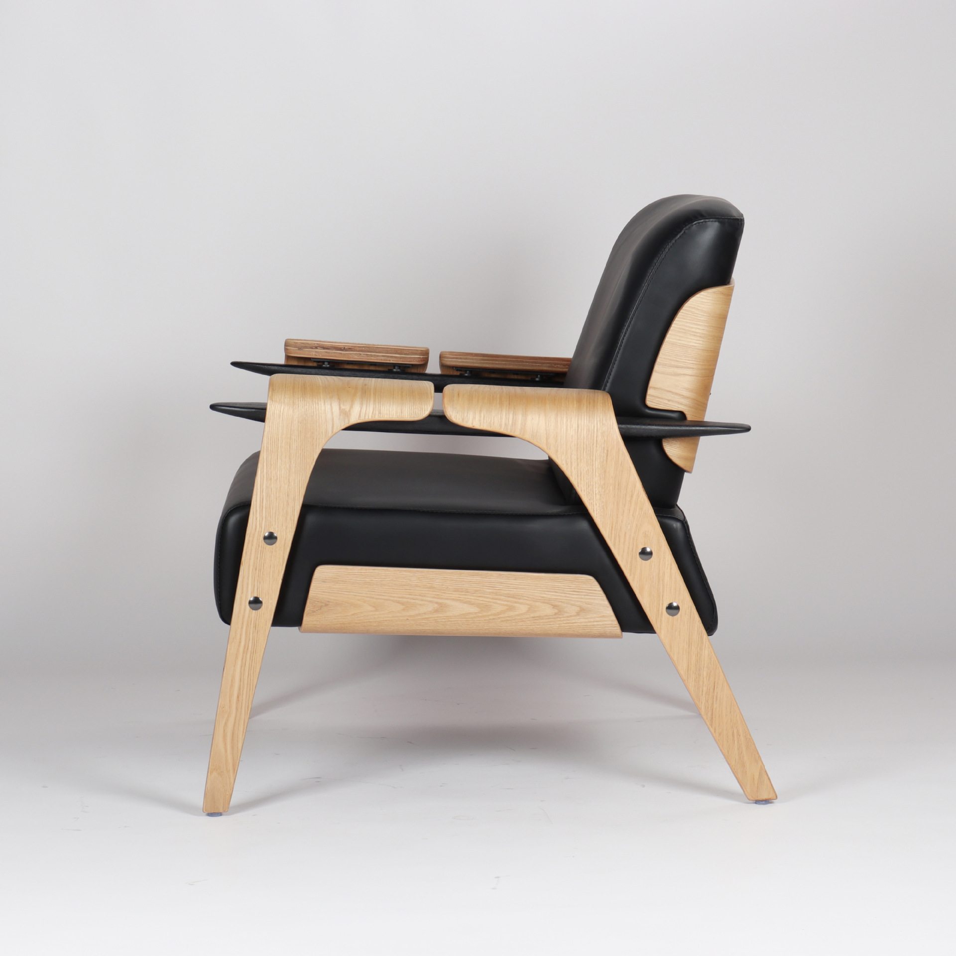 Black Leather Color + Native Wood Pulp Shelf