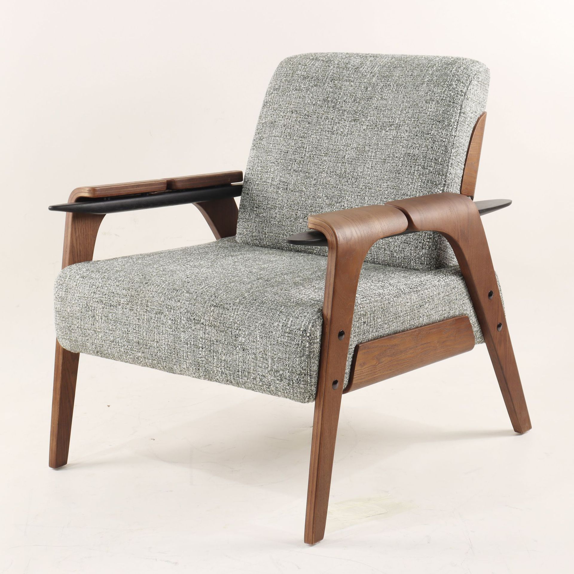 Beige + Walnut Shelf