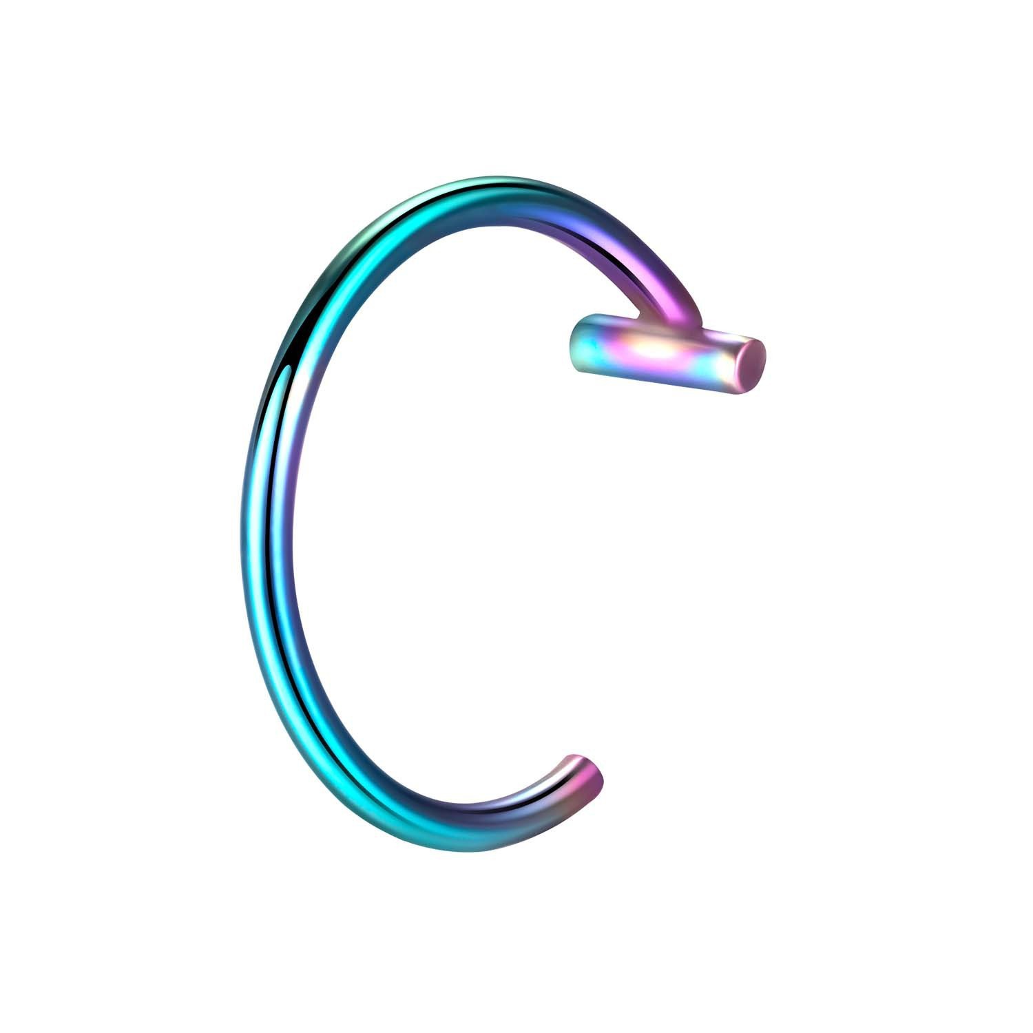 Colorful Ballless Lip Ring