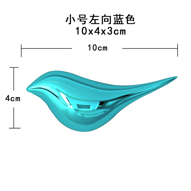 Left-Facing Blue 10cm