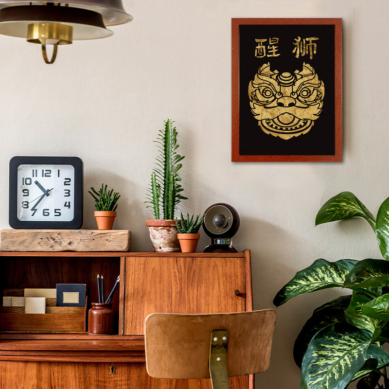 Foil painting DIY material pack, Mid-Autumn handcrafted gold foil painting craft decoration gift, frame painting salon event. - Liuhuamall