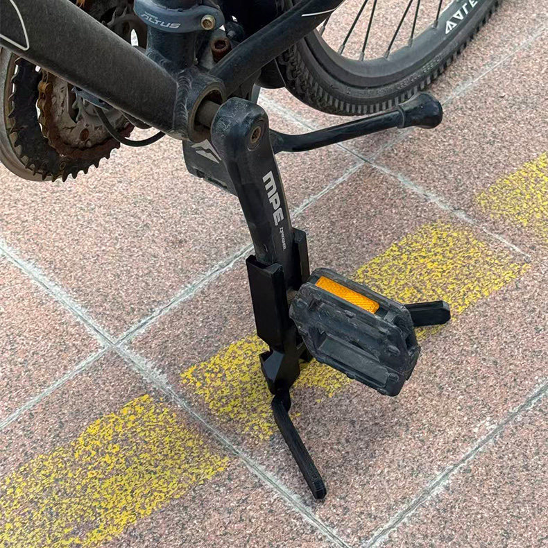 Thickened Outdoor Parking Stand, Foldable Mountain Bike Crank Leg Stand, Road Bike Support Stand Accessories