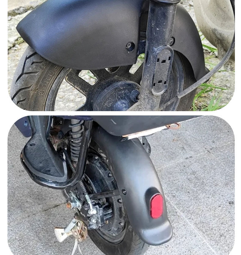 Suitable for Aima Electric Vehicles, Front Mudguard, Xiaomidou Electric Vehicle Rear Wheel Mudguard, Plastic Mudguard, 14-Inch, Unbreakable