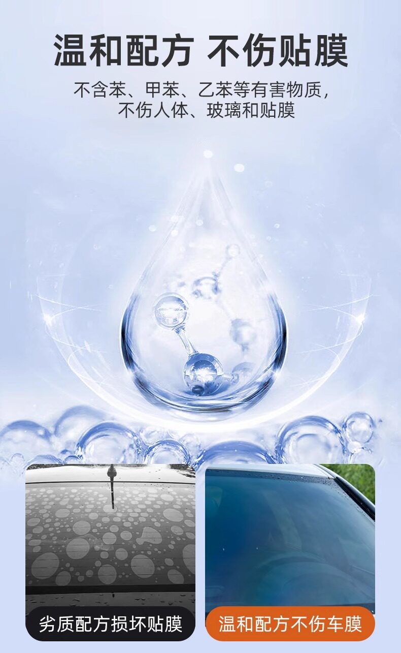 Lanshuai Car Rearview Mirror Anti-Rain and Anti-Fog Agent, Anti-Glare Mirror Magic Tool for Side Window and Car Window Glass