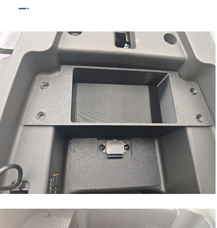 Modified Rear-Mounted Decorative Box for Electric Scooter, Suitable for Jikai Ae5I Pro, with Cutting Groove Storage Compartment