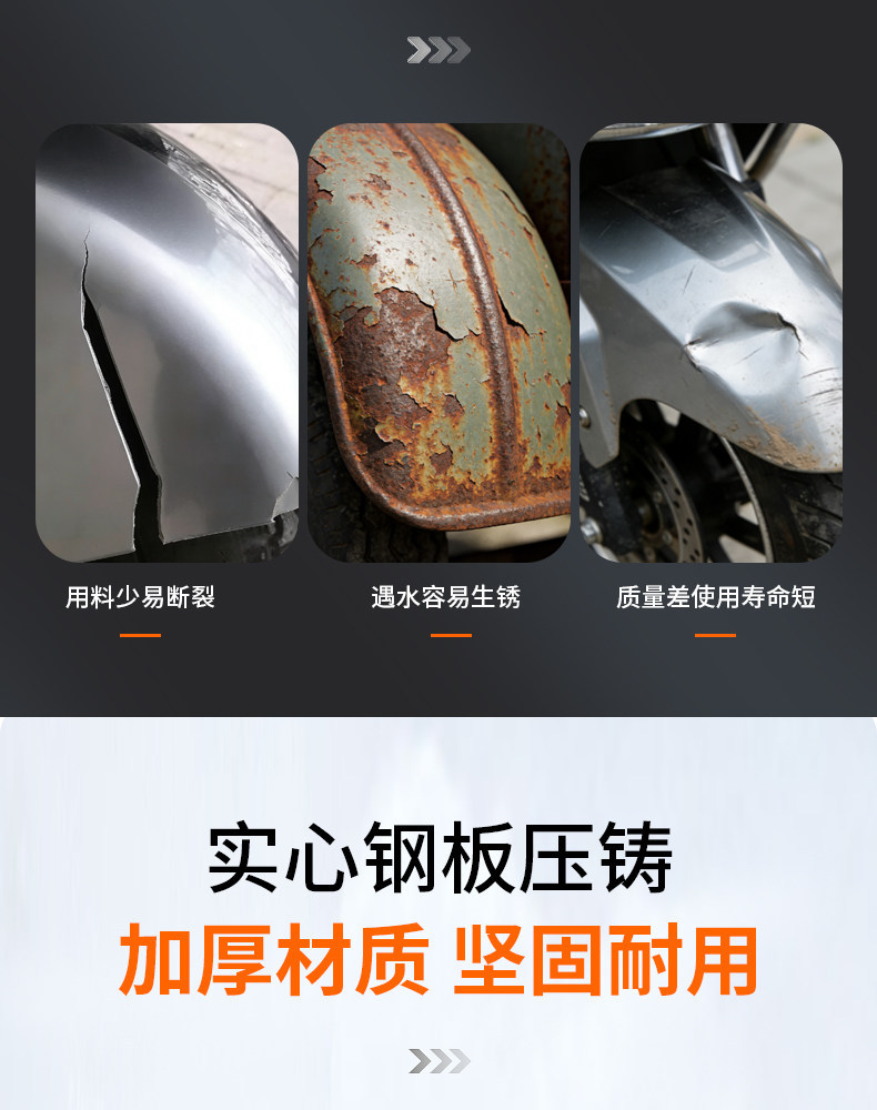 Upgraded Version of the Mudguard Cover for Mobility Tricycles, New Model Suitable for Both Left and Right Sides, Applicable to Recreational Vehicles, Mudguard Cover Plate