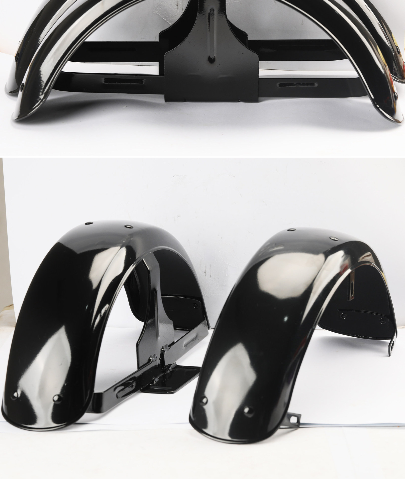 Elderly-Friendly Leisure Tricycle Rear Fender, Thickened Carbon Steel, Universal Left and Right Waterproof Board 10/ 8inch Thickened Mudguard