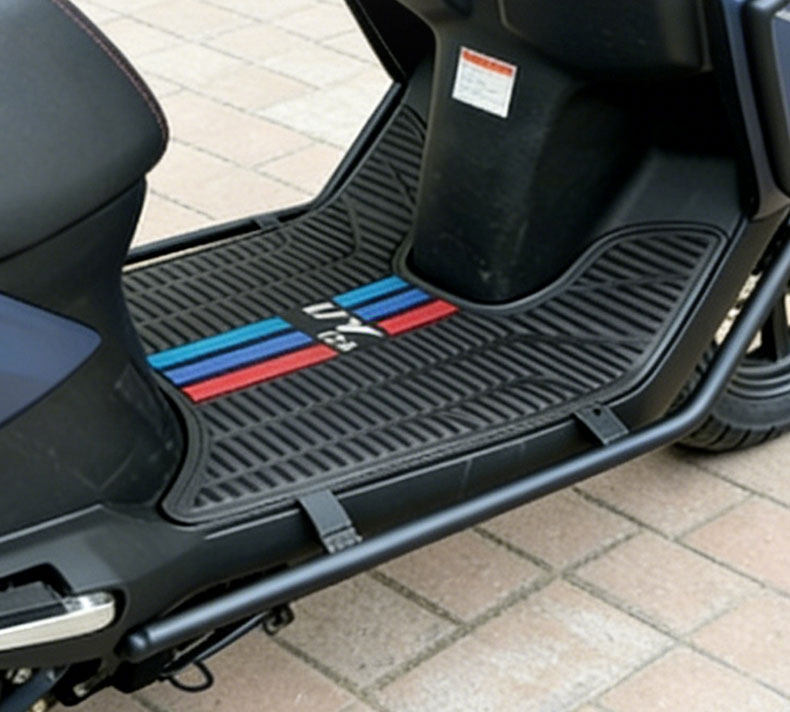 2026 New Model Suitable for Suzuki Uy125 Vertical Stripe Color Strip Pedal Mat Thickened Waterproof Special Rubber Anti-Slip Foot Mat