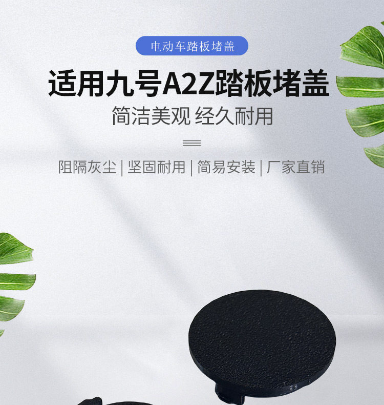 Suitable for No.9 A2Z Foot Pedal Screw Hole Cover Decorative Cover Electric Vehicle Pedal Screw Blocking Cap Accessories