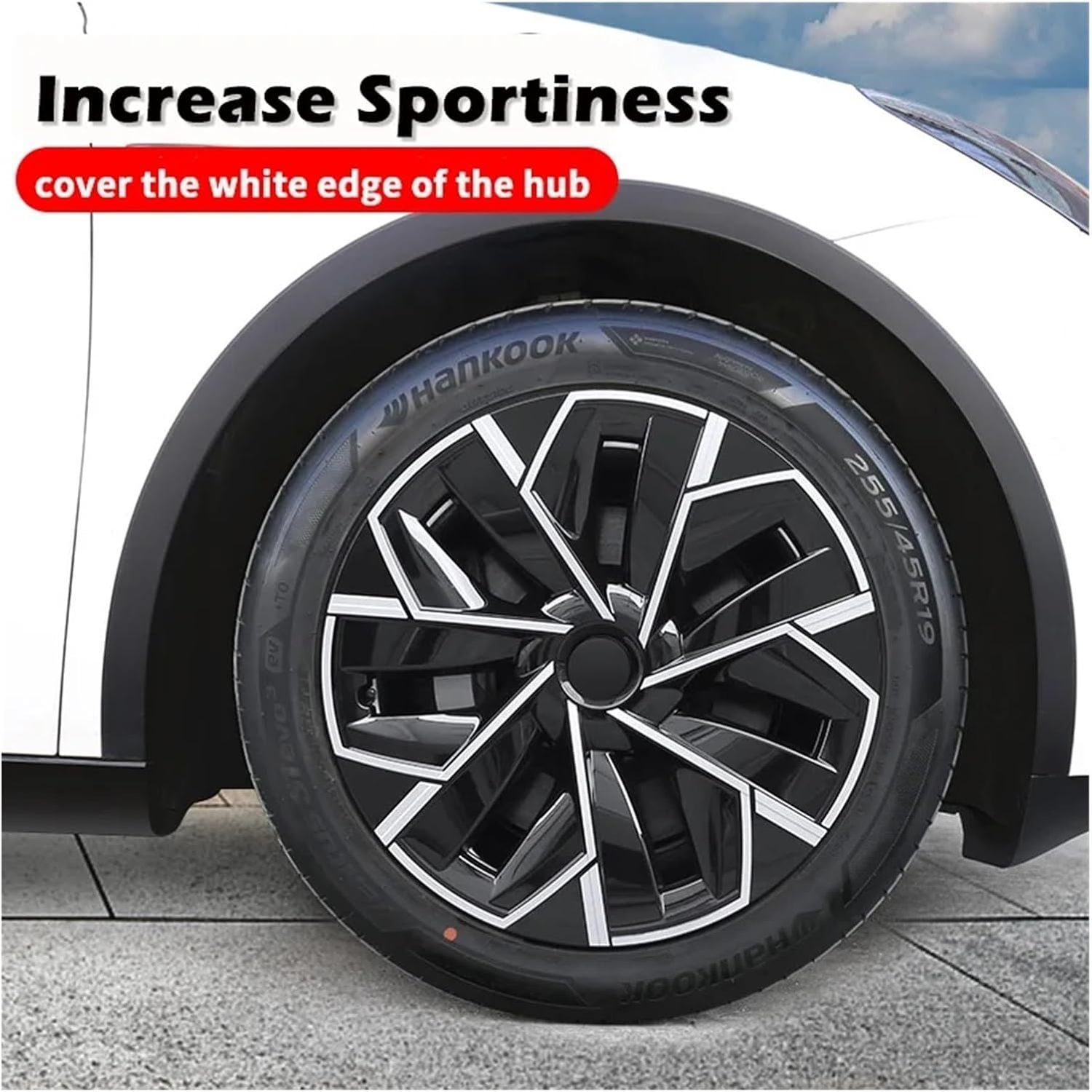 Suitable for 2017-2024 Tesla old model Y 19inch Trident wheel hub caps