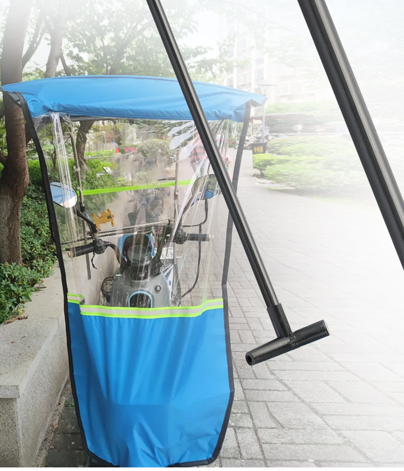 Electric Vehicle Modification Rain Canopy Support Rod Umbrella Sunshade Plastic Bracket Crossbar I-Shaped Bracket Pull Rod Accessories
