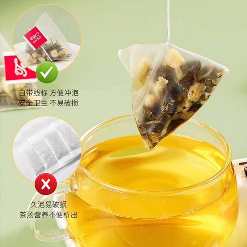 Jasmine Green Tea Bags Strong Fragrance Cold Brew Herbal Tea 150 Individual Sachets key features