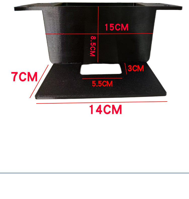 Modified Rear-Mounted Decorative Box for Electric Scooter, Suitable for Jikai Ae5I Pro, with Cutting Groove Storage Compartment