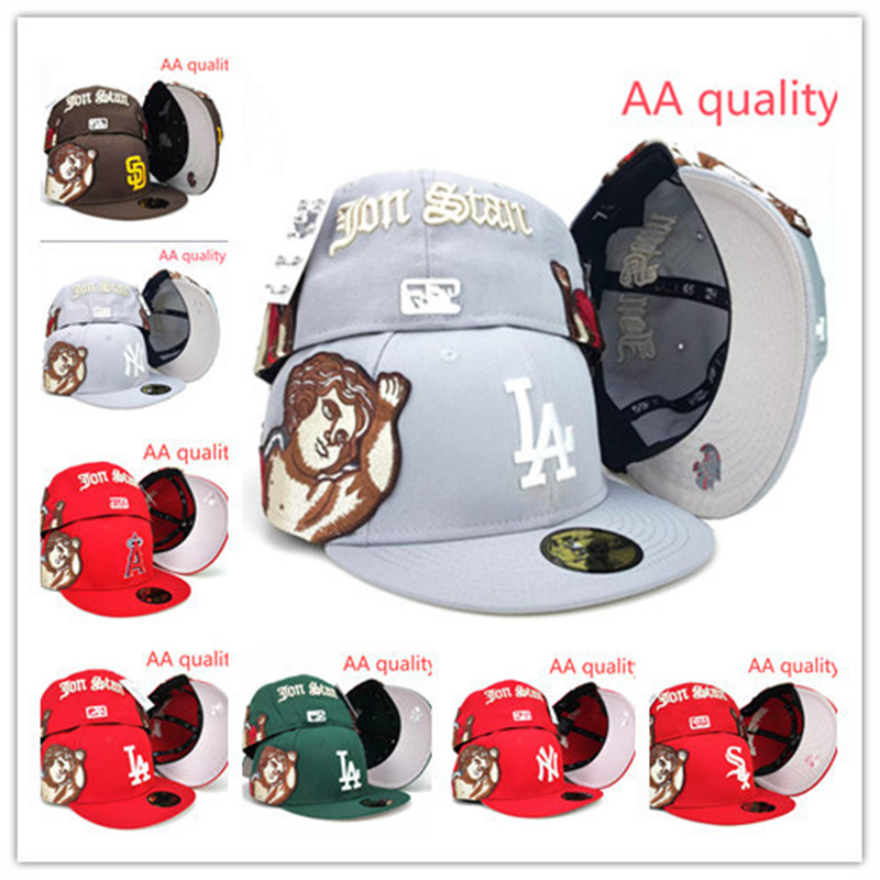 Aa Fitted Caps Jon Stan Angel Flying Bas...