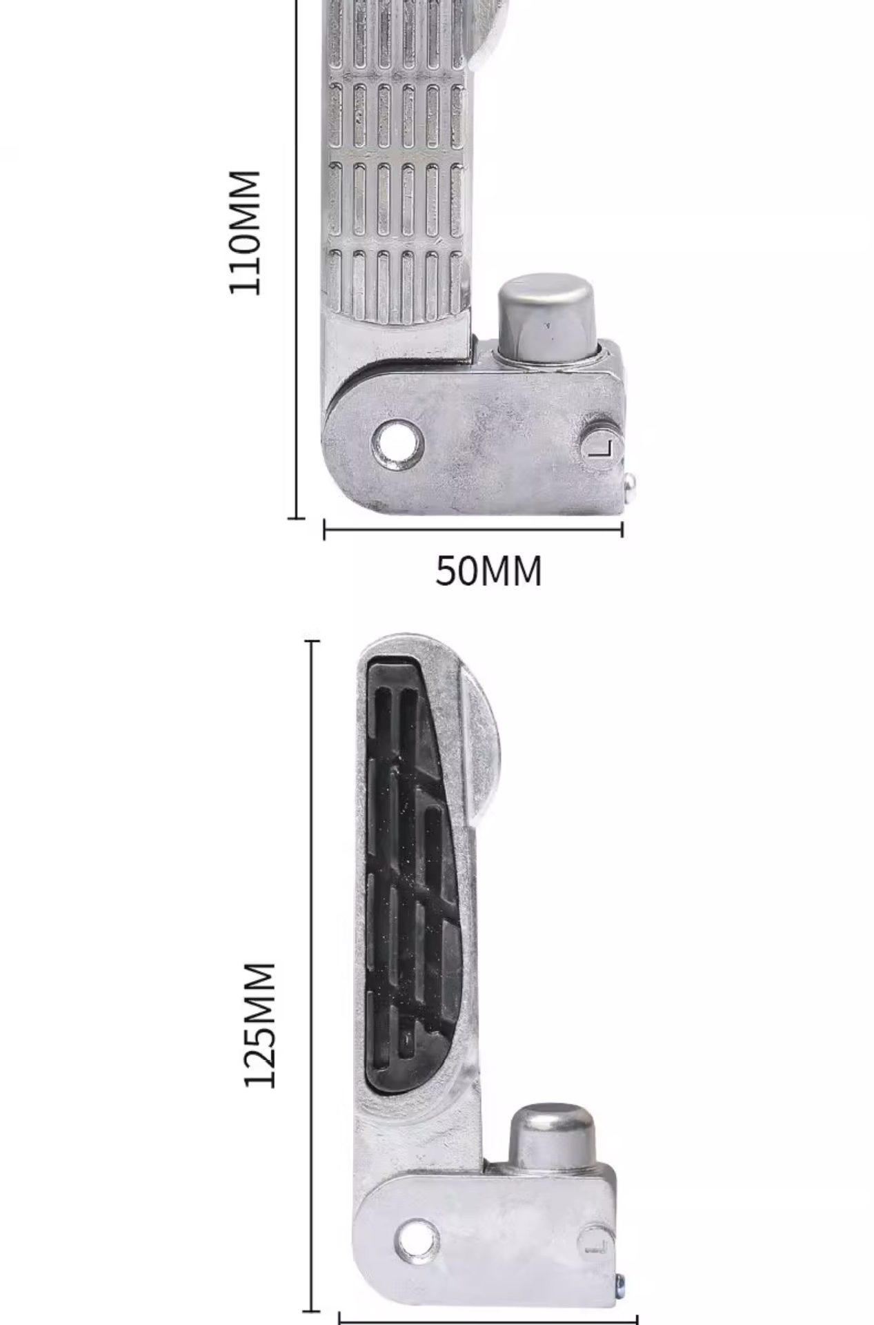 Suitable for Yadi Electric Vehicles, Foldable Aluminum Alloy Scooter Footrests, Motorcycle Foot Pedals, Universal Rear Foot Pedals
