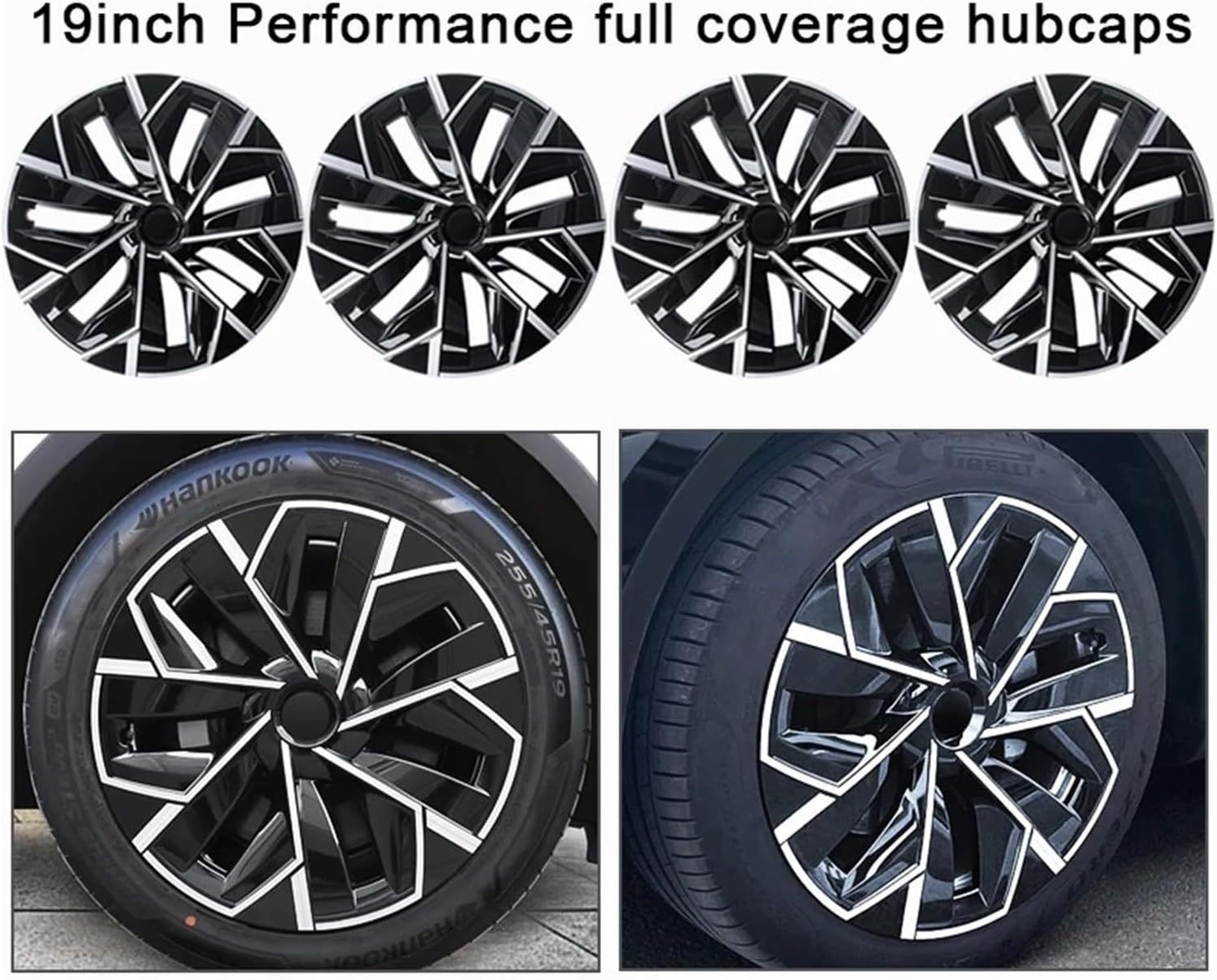 Suitable for 2017-2024 Tesla old model Y 19inch Trident wheel hub caps