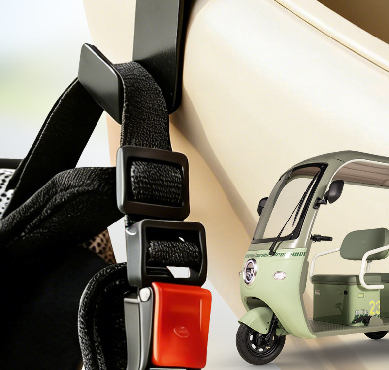 Universal Stainless Steel Car-Mounted Hook for Leisure Tricycles, Super Strong Load-Bearing, Thickened and Wear-Resistant, Front-Mounted Bag Storage Hook