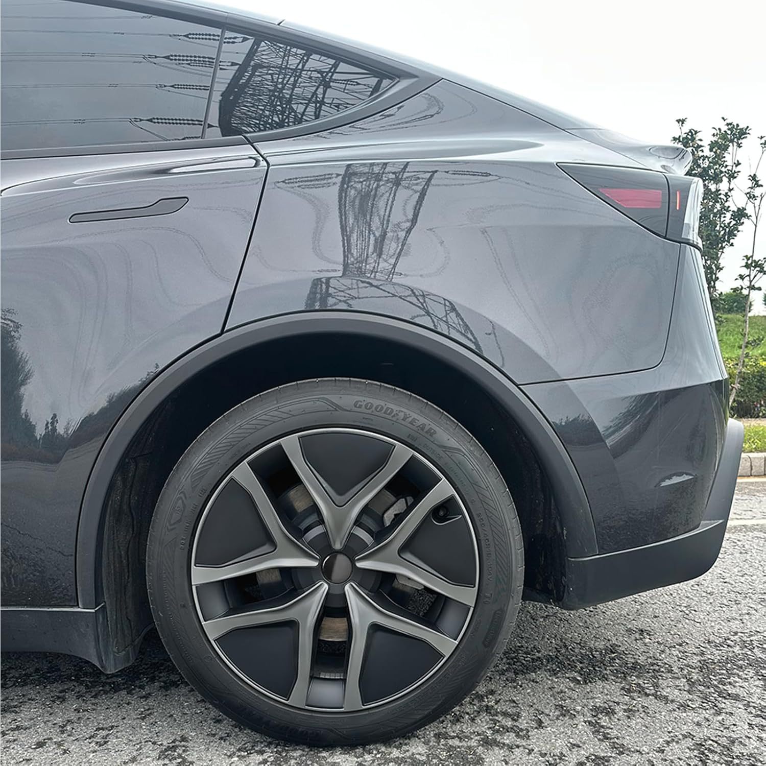 Suitable for 2025 2026 Tesla 4-Piece Model Y Juniper 19inch Wheel Hub Caps