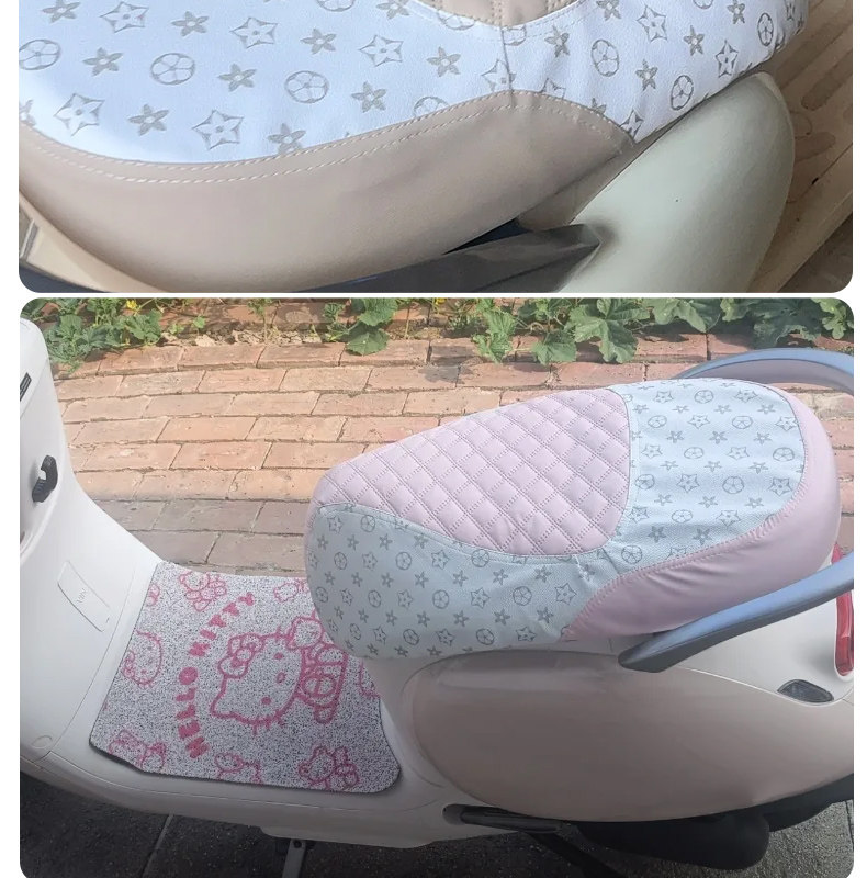 Suitable for Ninebot Small Q electric scooter seat cover, electric motorcycle seat cushion cover, sun-proof, heat-insulating, non-slip, wear-resistant leather seat cushion cover