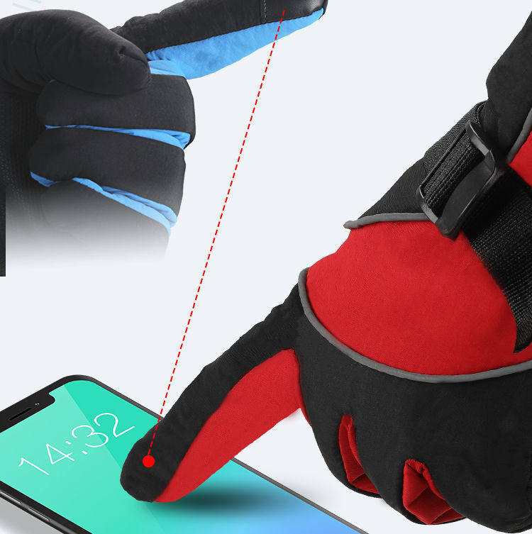 Electric Vehicle Heated Gloves Motorcycle 12V Non-Rechargeable Gloves 48V60V72V Heated Handlebar Covers USB Plug