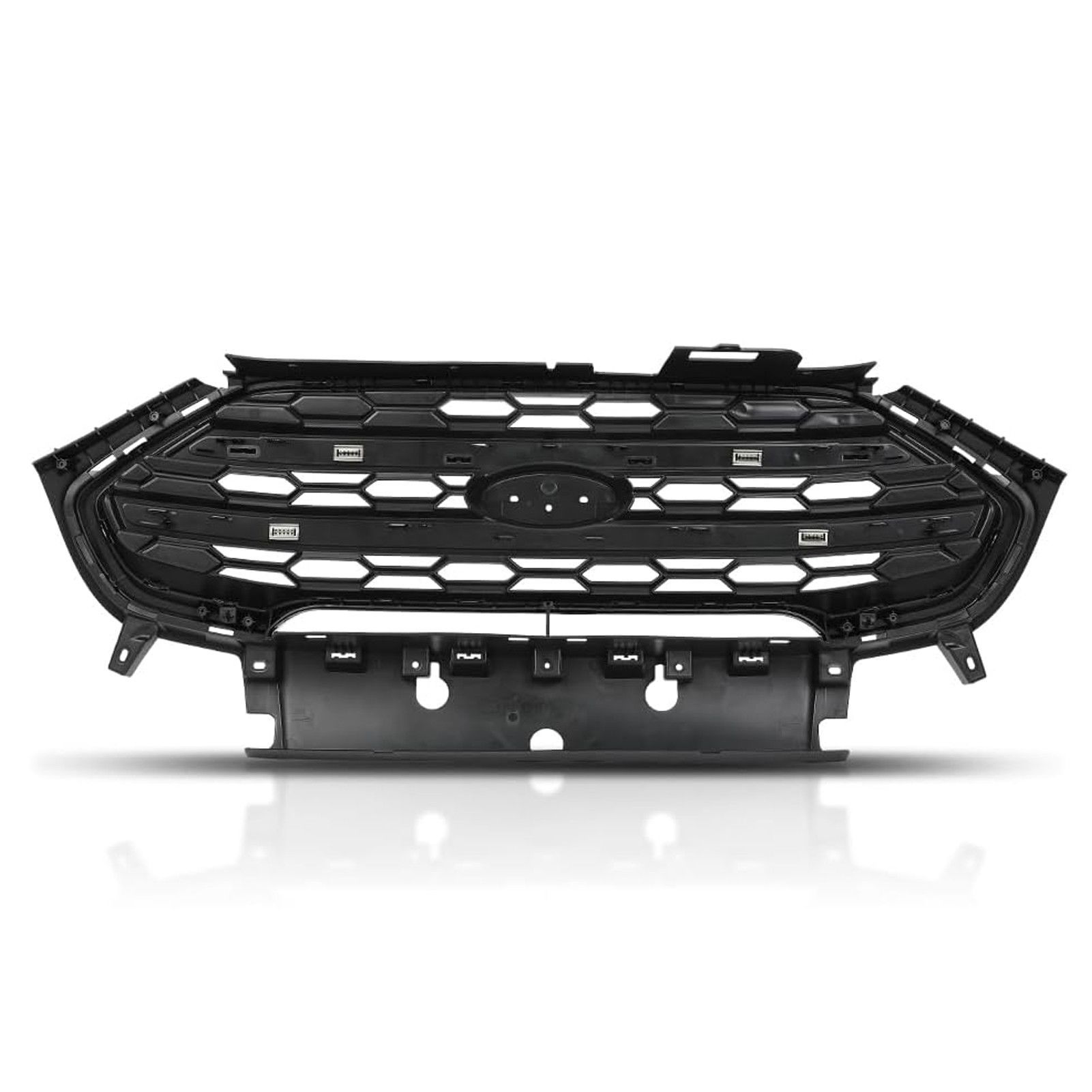 Suitable for 18-19 Ford EcoSport front bumper upper grille, electroplated and painted