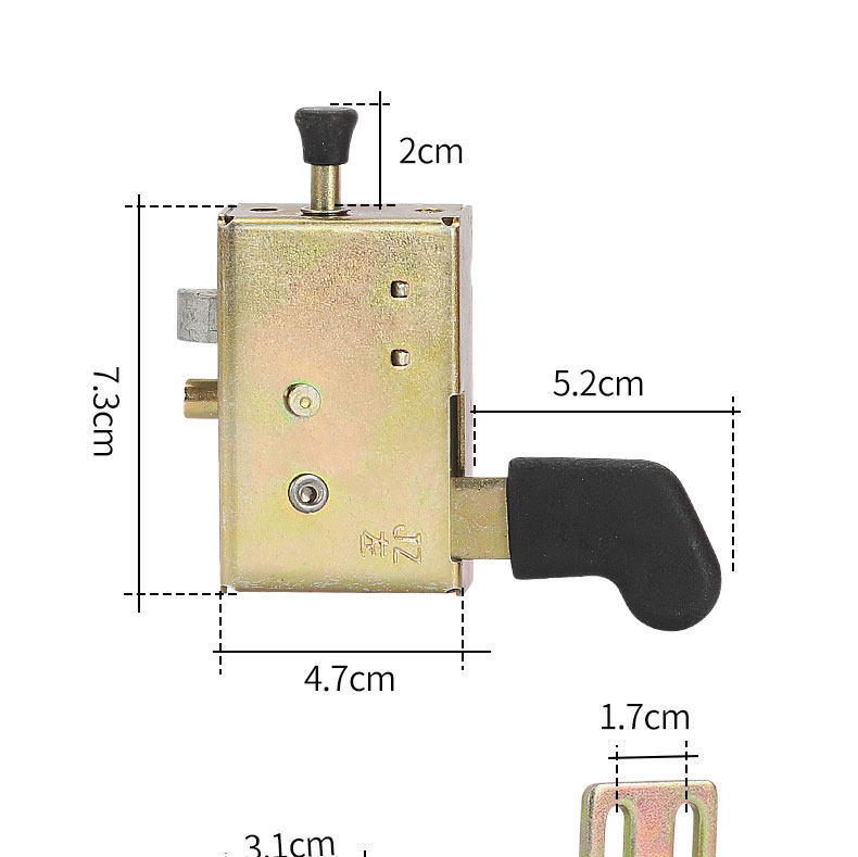 Suitable for Zongshen Jinpeng Electric Tricycle Door Lock, Tricycle Internal Lock Core, Junka Pickup Set Lock Door Handle
