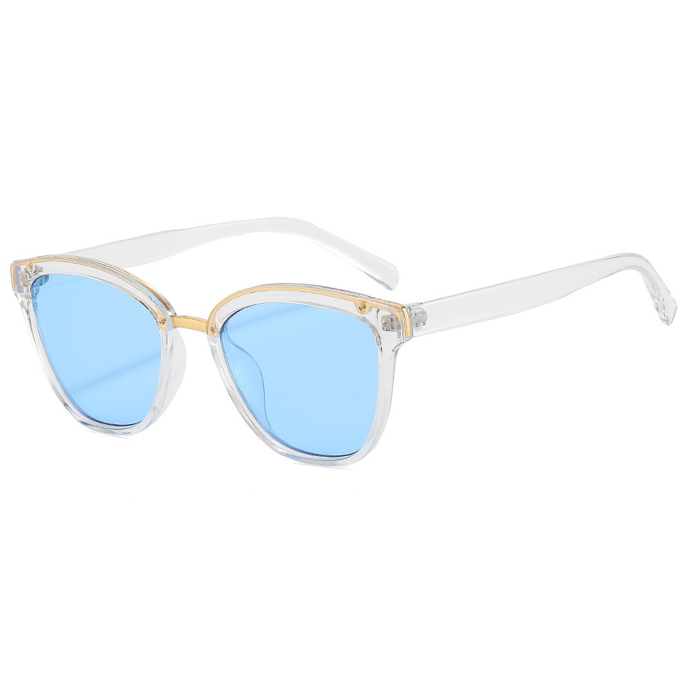 Basic Modern Style Classic Style Geometric Pc Oval Frame Full Frame Glasses display picture 1