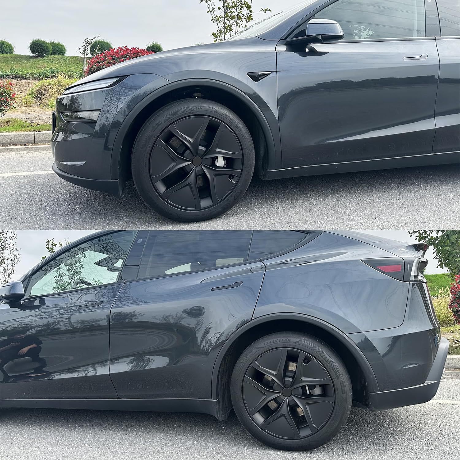 Suitable for 2025 2026 Tesla 4-Piece Model Y Juniper 19inch Wheel Hub Caps