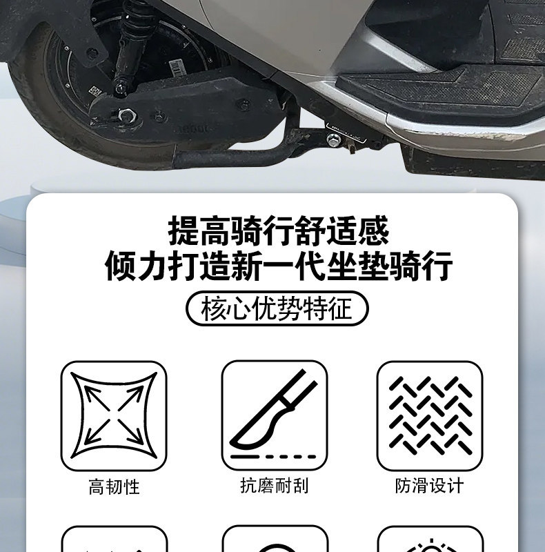 Suitable for No.9 Electric Vehicles, Summer Seat Cushion Cover M/N/F Series, Sun Protection and Heat Insulation Seat Cushion Cover, Breathable Seat Cover