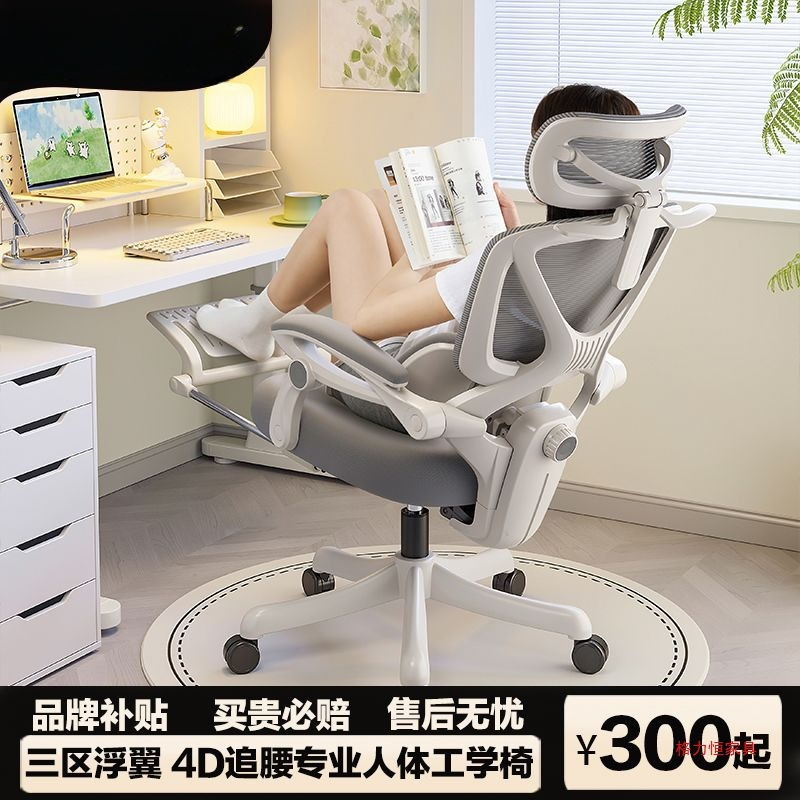 Yisong Ergonomic Chair Computer Chair Home Office Chair Waist Support Gaming Chair Bedroom Chair Reclining Seat