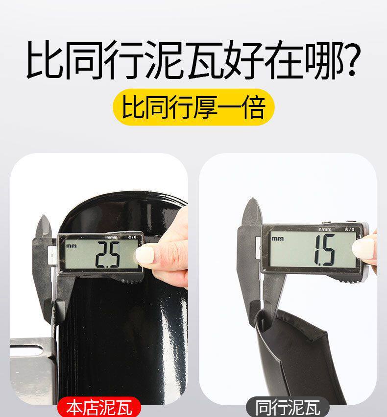 Casual Tricycle Rear Fender Waterproof Plate Iron Sheet Universal for Left and Right 300-10 300-8 Thickened Mudguard