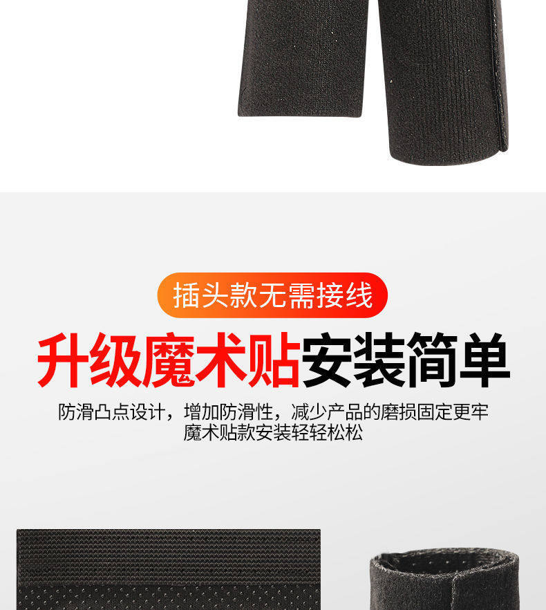 Electric vehicle heated handlebar covers, motorcycle waterproof heating handlebar covers, 12v48v60V72v plug-in heated handlebar covers