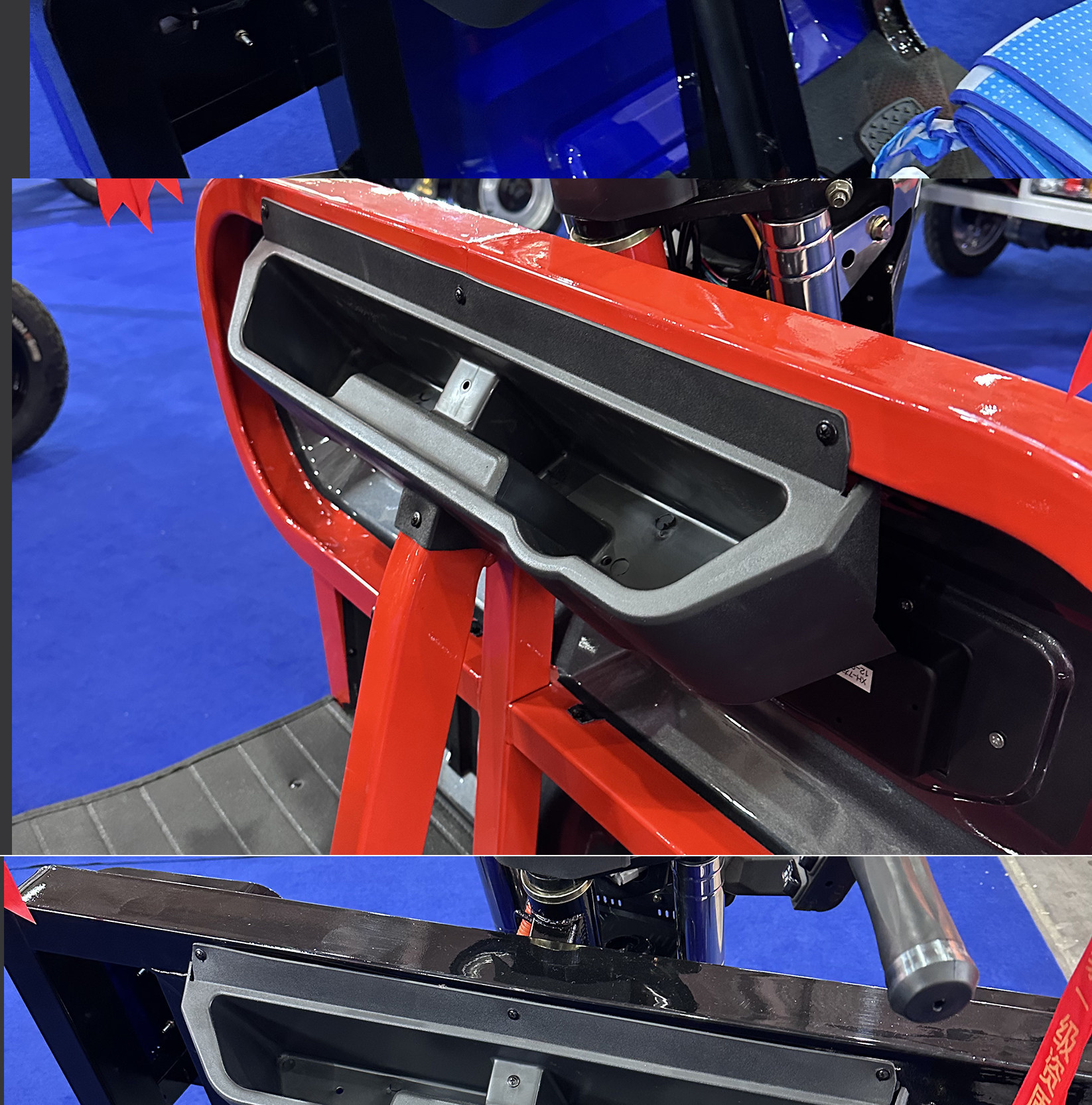 [Upgraded Extended Version] Tricycle Storage Box, Front Storage Box for Electric Vehicles, Storage Box for Tools and Mobile Phones