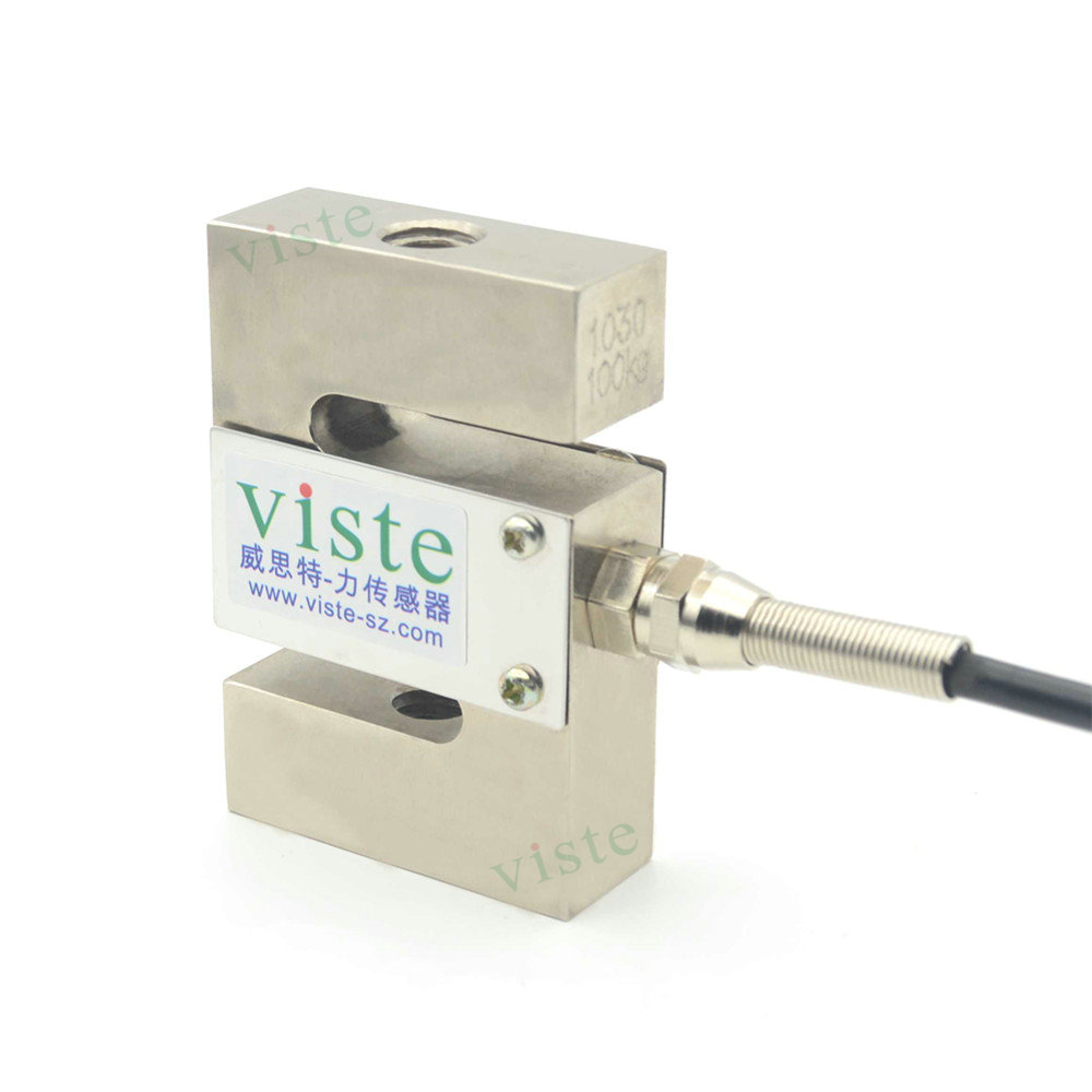 高精度S型双连孔测力传感器 双通孔式拉压力传感器