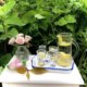 Mini Baby House Furniture Simple and Atmospheric Scene Props Handmade Miniature World Glass Teapot Model Tea Cup