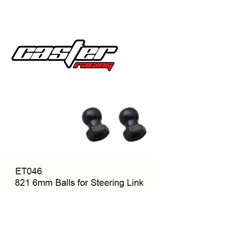 CASTER CASTEL ETO821 1 8PRO ELECTRIC DIRT BIKE ET046 SERVO TIE ROD BALL JOINT