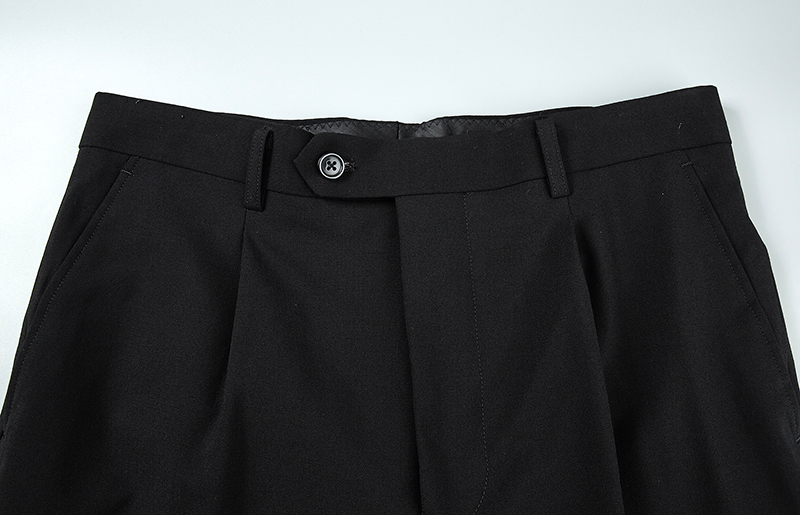 31 32 SIZE TROUSERS CLEARANCE  WOOL STRETCH BLACK TROUSERS AUTUMN WORK MENS PANTS DAD TROUSERS CUT LABEL 5147