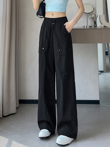 女童夏装工装裤薄款2026新款女孩大童休闲裤子青少年直筒裤夏季潮 — 3
