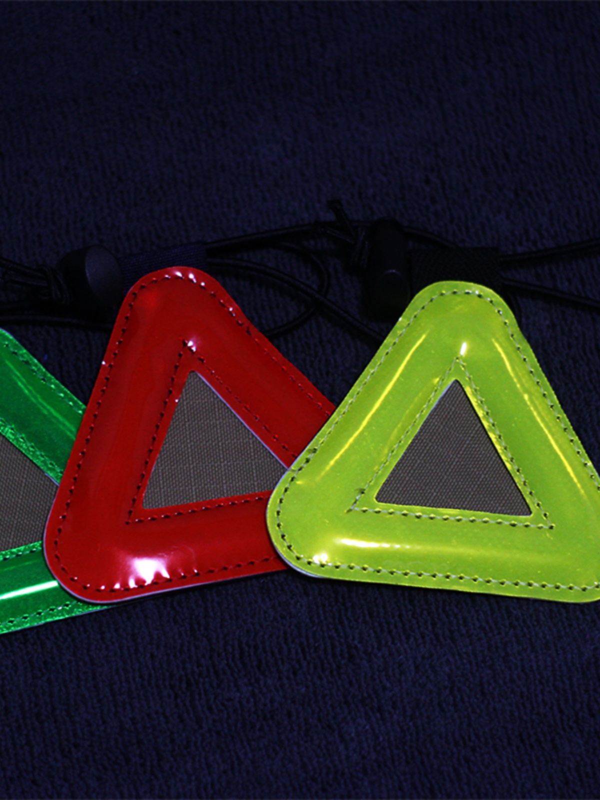 XIIIBRAND SOMEGOR 사이클링|자전거|자전거 삼각형 반사 안전 경고 표시 애완 동물