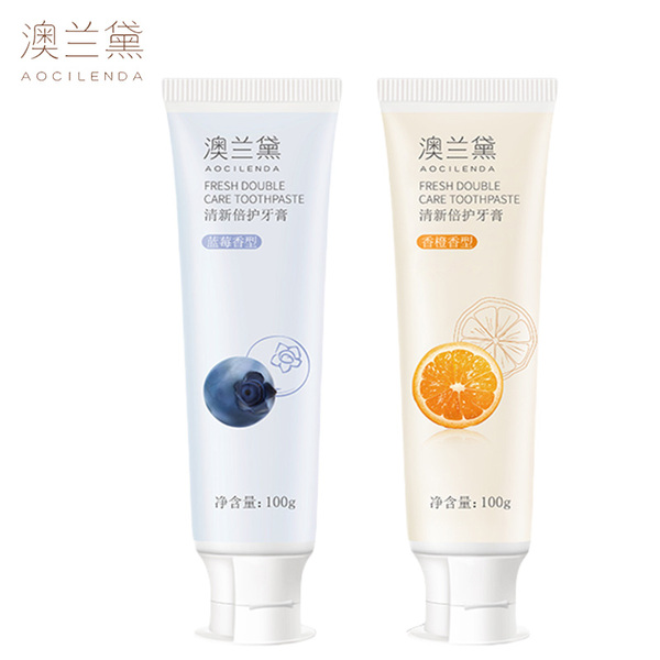澳兰黛妈咪妈妈牙膏不含氟配方清新口气清洁可用洗漱用品官方正品 — 5